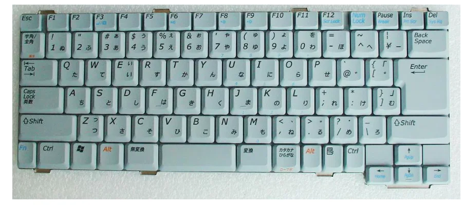 Клавиатура K050146C1 серая для NEC LAVIE LL550/700