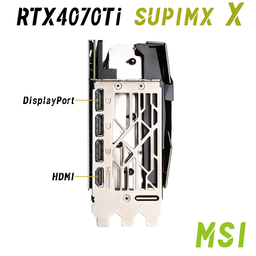 Рисунок 5 - MSI RTX 4070 Ti SUPRIM X 12G GDDR6X