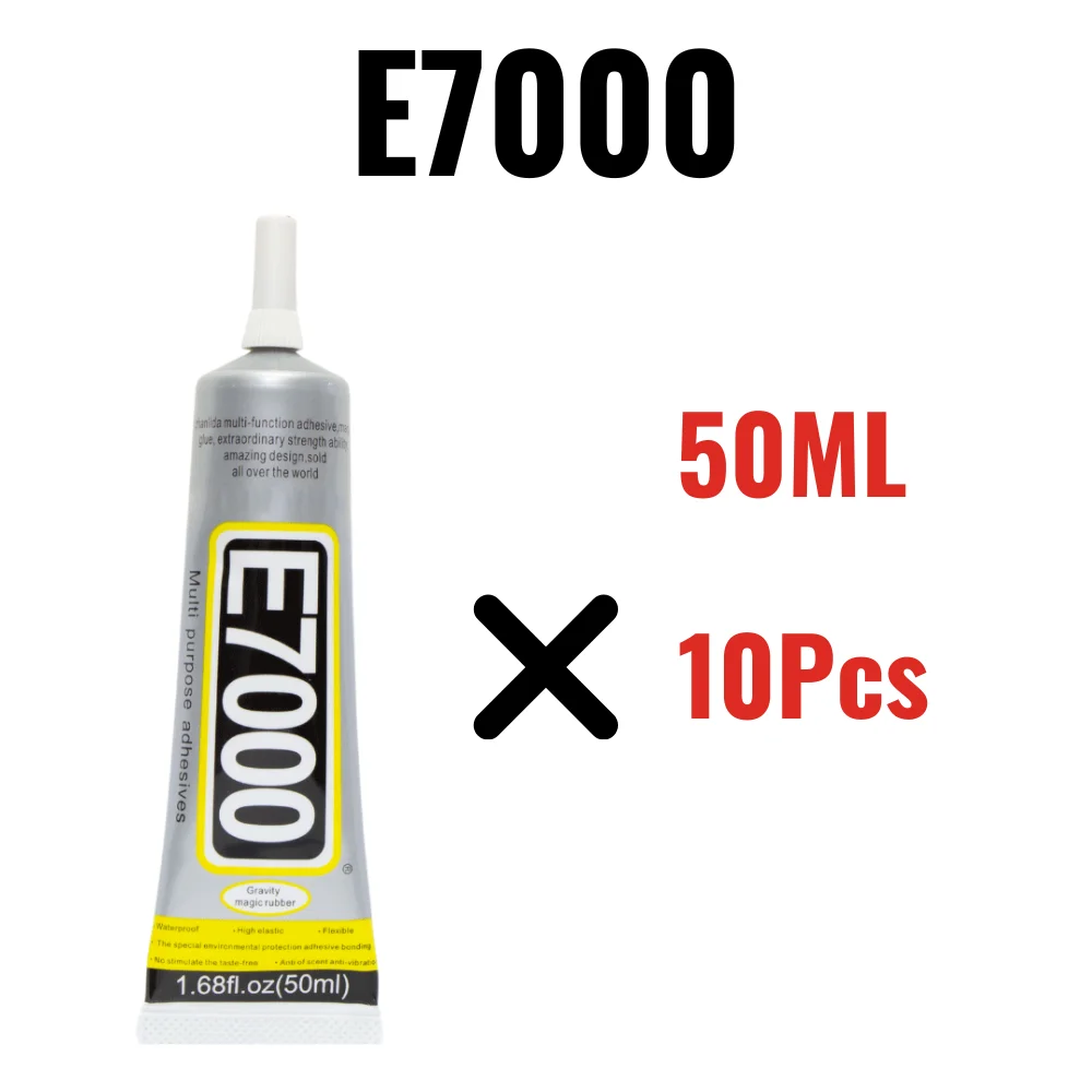 

E7000 50ML Pack Of 10 Clear Contact Adhesive Fabric DIY Diamond Jewelry Glue