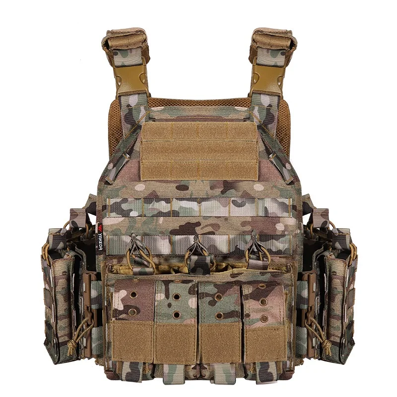 

Tactical Vest Military Combat Armor Vest 1000D Nylon Hunting Airsoft Vest Adjustable Outdoor CS Training Molle Vest