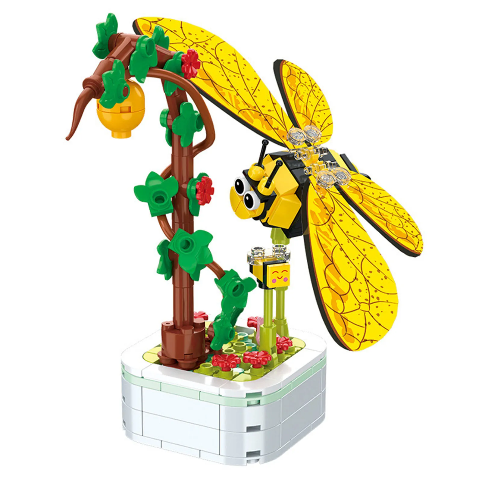 Строительные блоки для пчелиного плантатора F2 совместимые с Lego декор "Жучок"