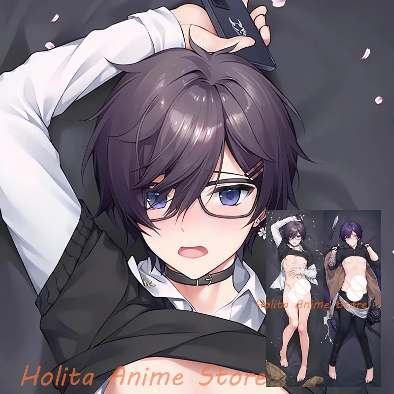 

Dakimakura Shoto Vtuber двухсторонняя наволочка для тела из полиэстера/хлопка