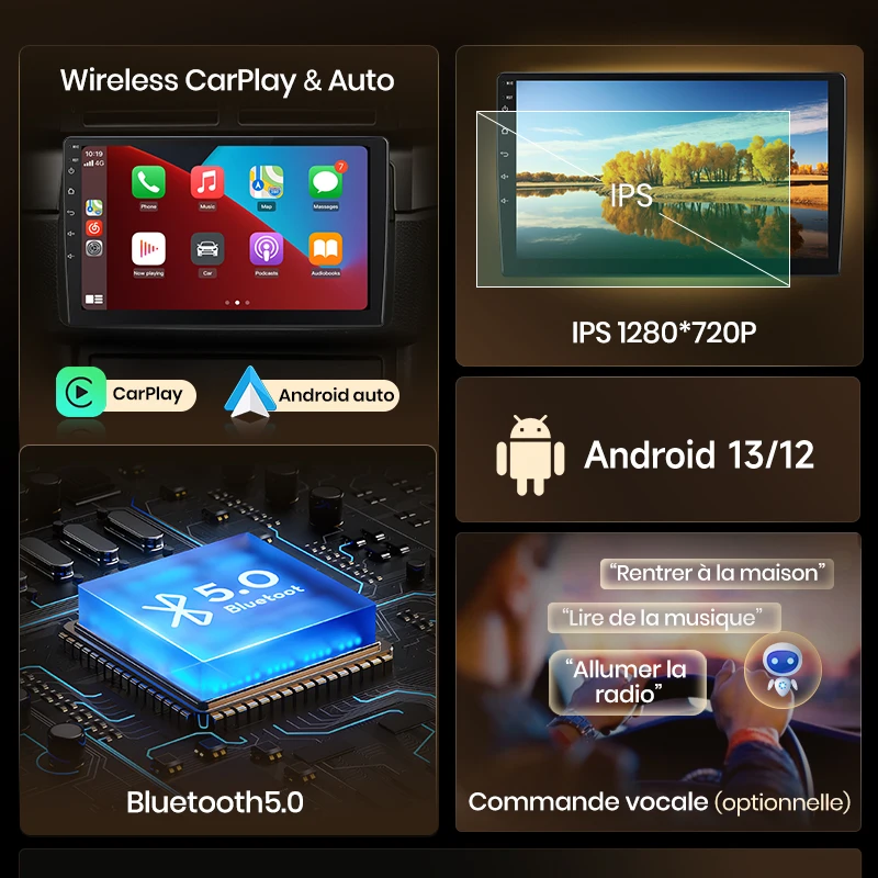 Junsun Беспроводная Автомагнитола на Android для Peugeot 2008 208 2012 - 2018 RDS 4G WiFi GPS 2din Франция