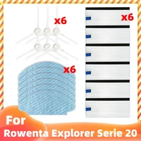 for tefal rowenta explorer x plorer serie 20 40 50 robot vacuum hepa filter side brush mop cloths rag for cleaner spare part kit
