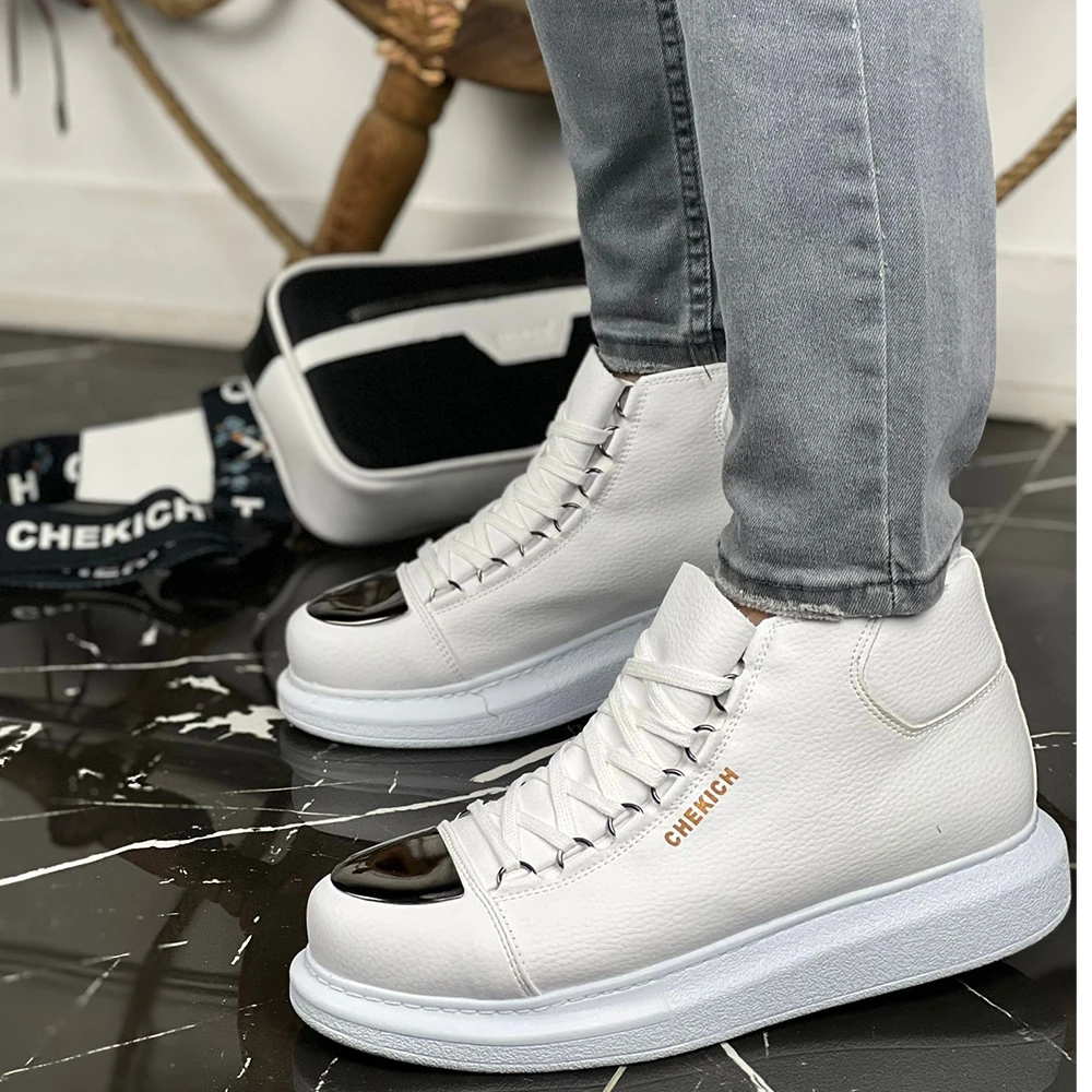 Men's and Women's Shoes White 2023 Faux Leather Fall Season Lace Up Unisex Sneakers Comfortable Ankle Gentlemen's Fashion Office Trekking Outdoor Light Odorless Breathable Warm Boots Non Slip Snow 267