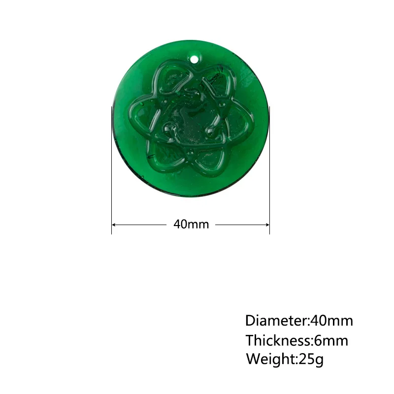 EBUTY 2000CC Цвет круглый анион стекло Quantum скалярной энергии кулон подвески ювелирные