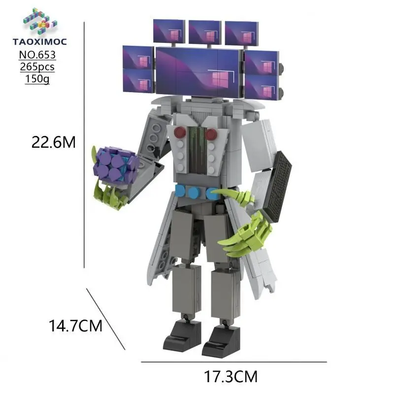 Новый унитаз Skibidi и игрушка для монитора Titan