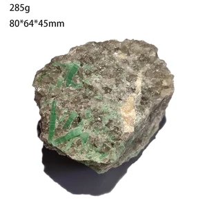 C5-8B TOP 100% Natural Quartz Emerald Mineral Crystal Specimen From Malipo Wenshan Yunnan Province China