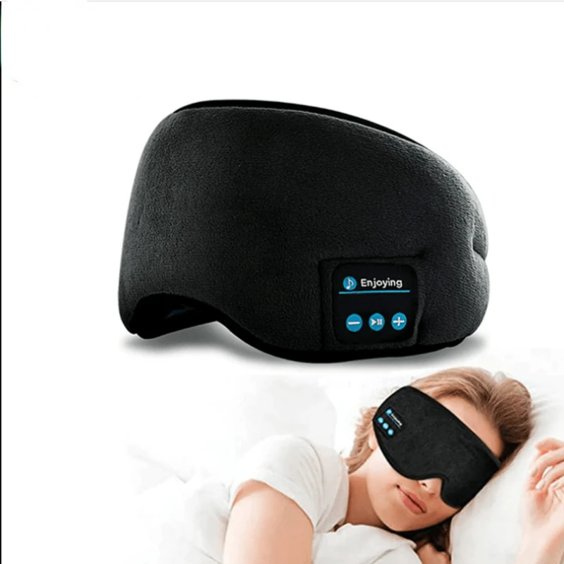 3D Bluetooth 5 0 наушники дышащая маска для сна беспроводной музыкальный плеер с