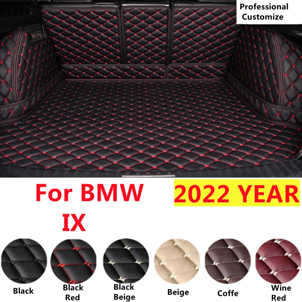 

SJ на заказ, подходит для BMW ix-SERIES, 2022 год, полный комплект, водонепроницаемый автомобильный коврик для багажника, задний поднос для багажника, поднос для багажника, накладка на заднюю панель