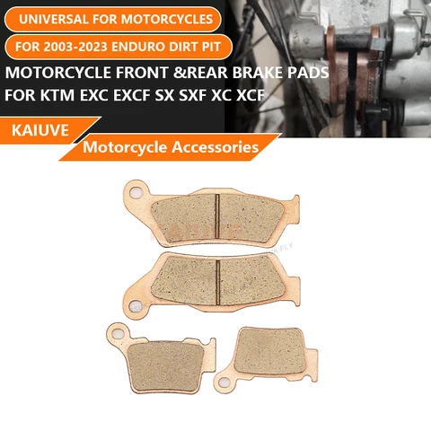 Передние и задние тормозные колодки для мотоцикла KTM EXC EXCF SX SXF XC XCF XCWF Tpi 85 125 250 300 350 450 2003-2023, для эндуро-байка