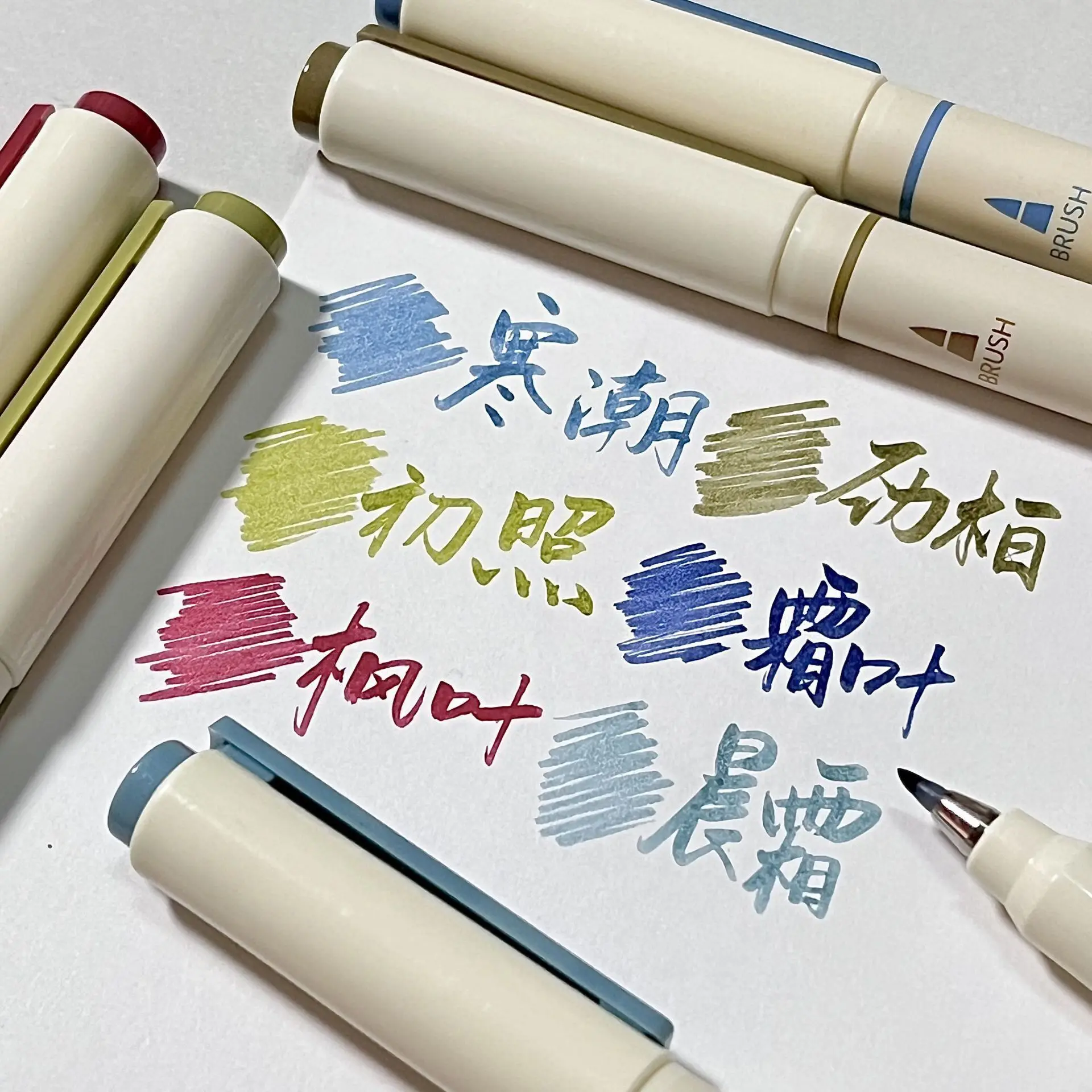 Красивая Мягкая Голова Школьная КаллиграфичесКая Ручка Цветная DS827