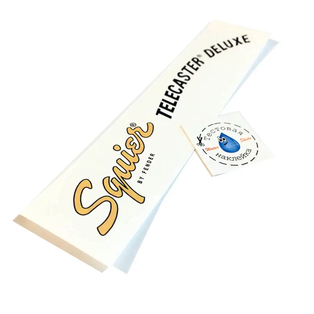 Decal for guitar &quotSquier Telecaster Deluxe 2&quot |