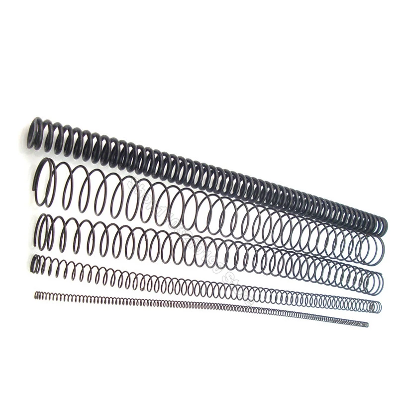 Черная стальная пружина давления длина 305 мм