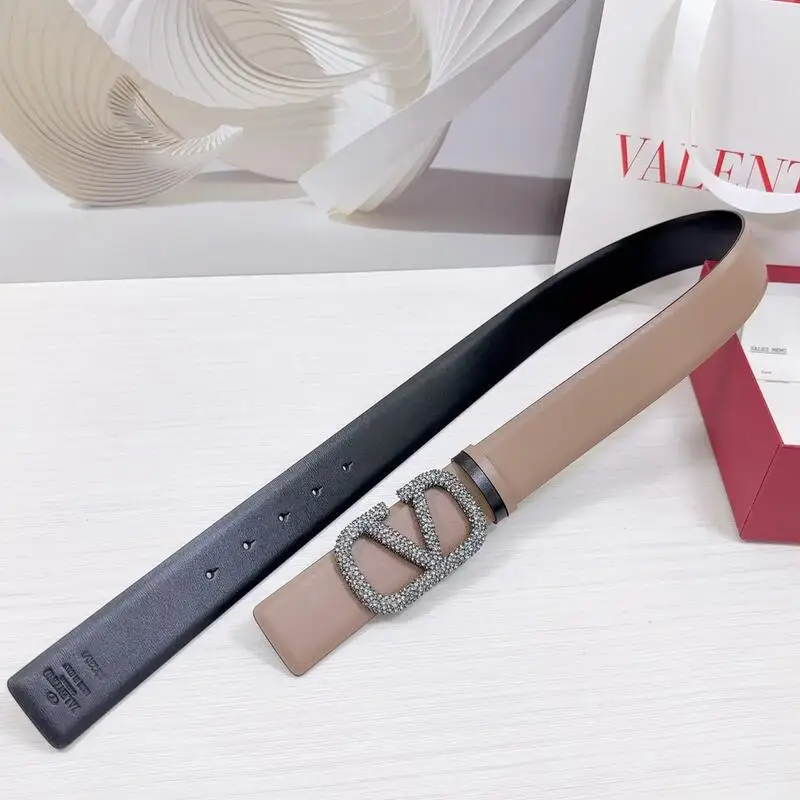 ln Стиль Ремень Dior Valentino Двусторонняя Головка Яловичная Кожа Ткань Медная