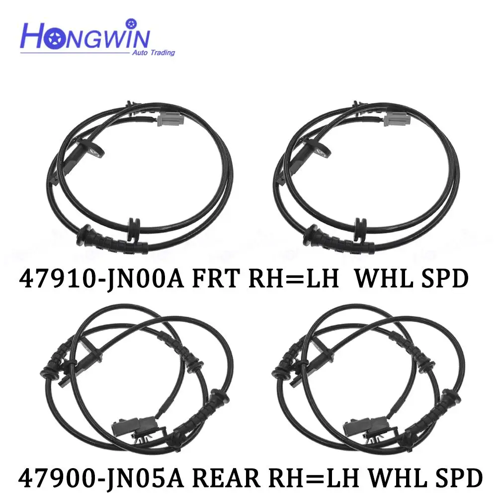 

47900-JN00A 47910-JN00A New Front Rear Left&Right ABS Wheel Speed Sensor For Nissan Teana ll J32 8290821E 8290820E 411140914