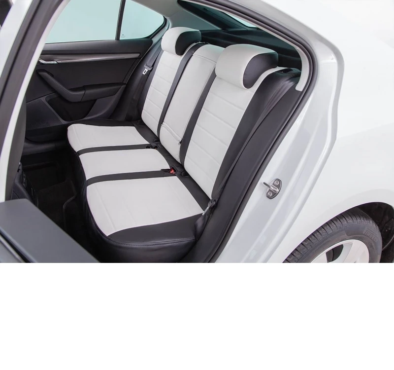 Комплект автомобильных чехлов SeinTex - 88300 MITSUBISHI Lancer X sd (с зп) 2007- белый |