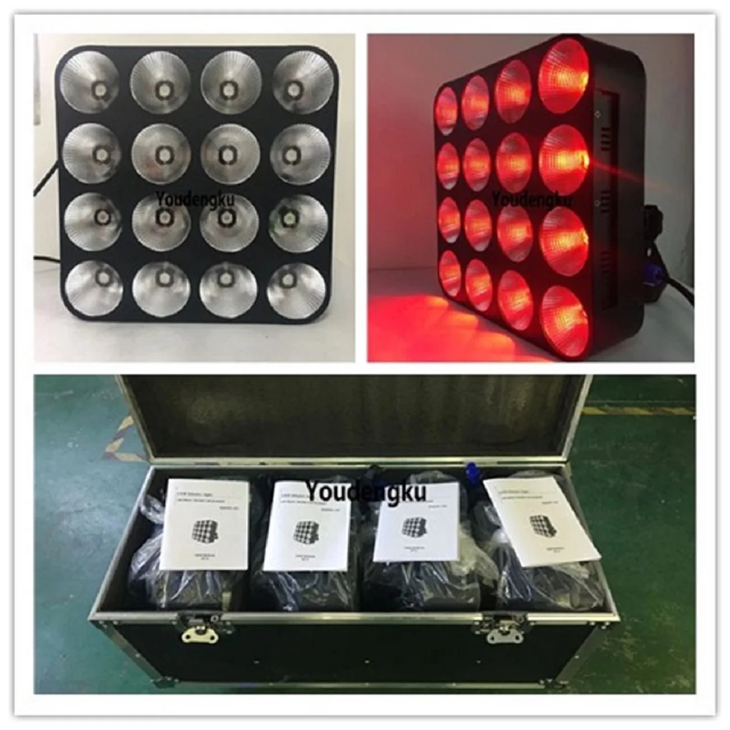 

Buy 2 get 1 free 4pcs/lot Stage Light 16x30w LED Disco Light Matrix Blinder Panel 4x4 3in1 rgb LED Matrix beam light