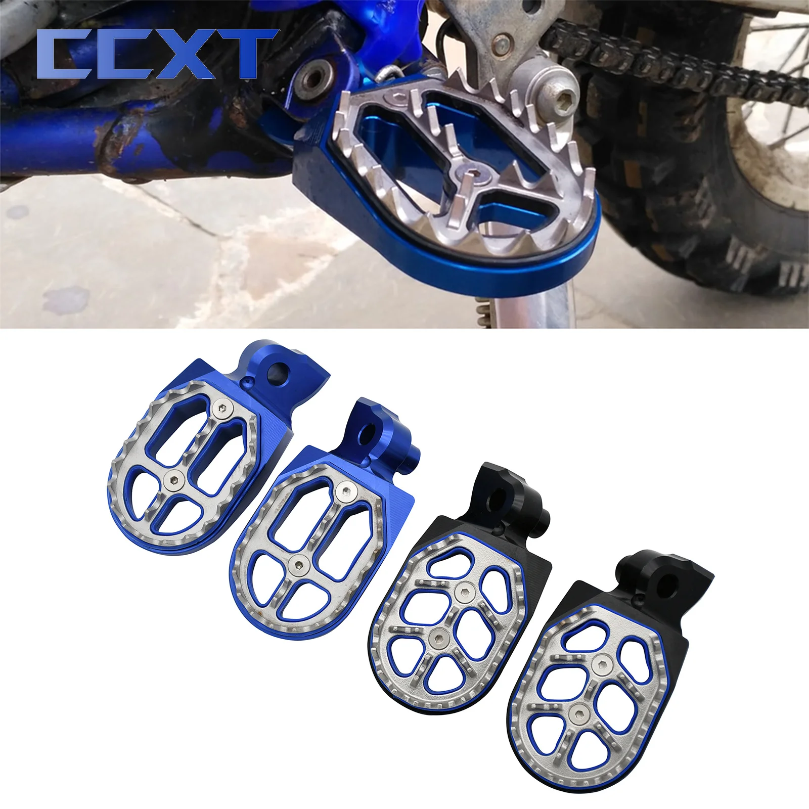 

CNC Foot Pegs Rests Footpegs For Yamaha YZ250F YZ426F YZ450F 2000-2022 YZ125X YZ250X YZ250FX YZ450FX 2015-2022 Universal Parts