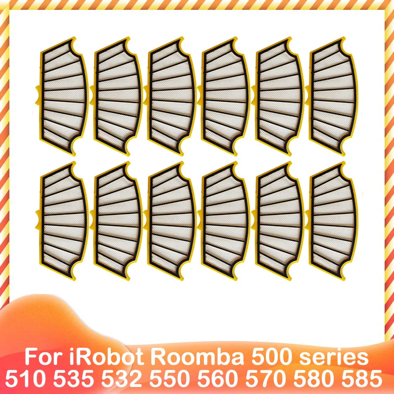 

Hepa Filters For iRobot Roomba 500 Series 510 530 535 532 550 560 570 580 585 Robotic Vacuum Cleaner Spare Parts
