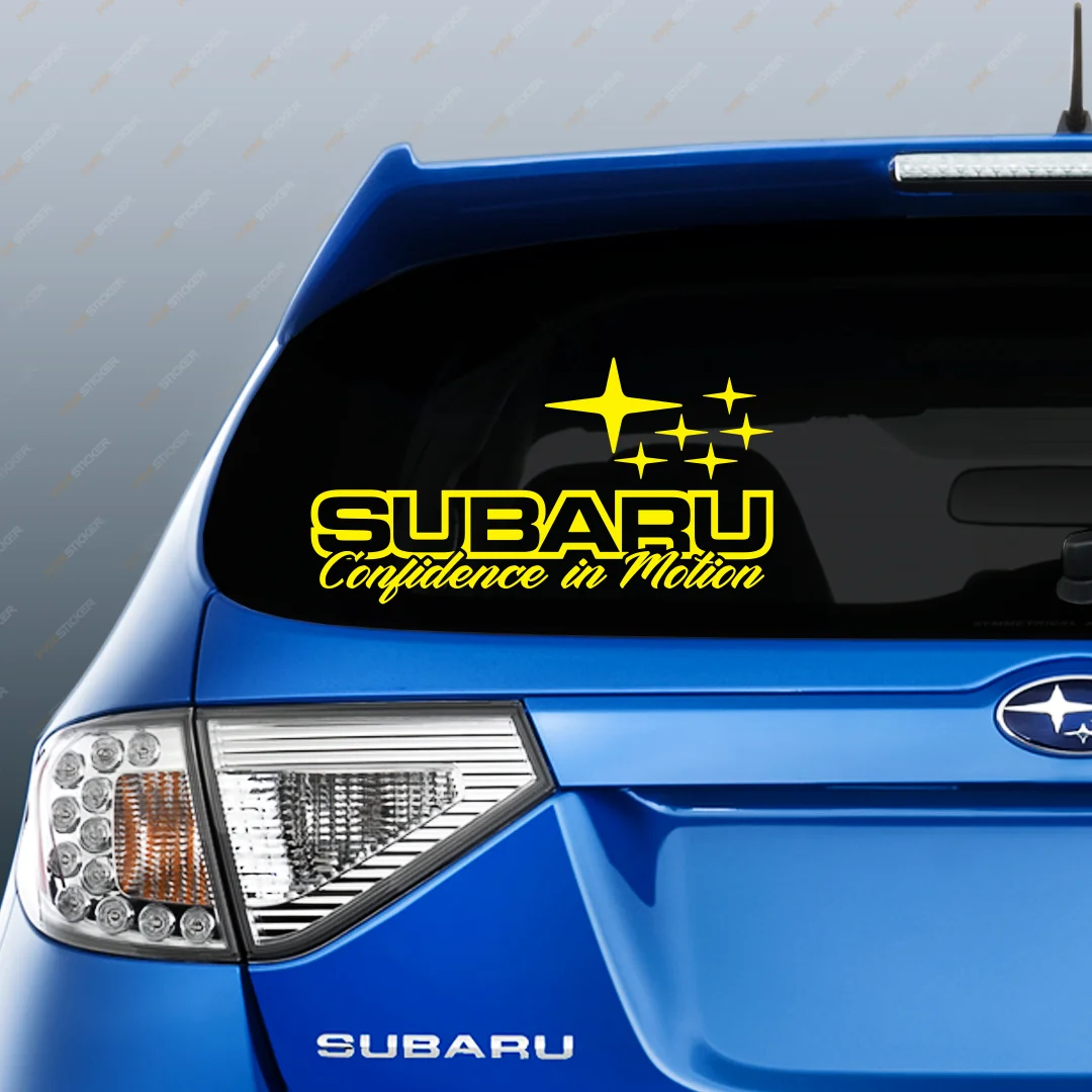 Наклейка на авто для SUBARU - Confidence in Motion виниловая наклейка стикер купить по