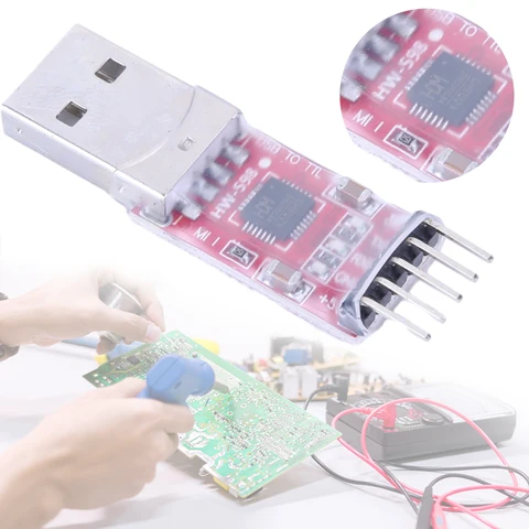 PL2303 CP2102 CH340G Плата USB To TTL TTL 5-контактный модуль последовательной связи RS232 TTL Контроллер TTL Последовательный модуль для Arduino
