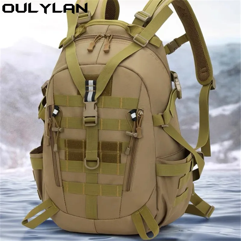 

Oulylan Hiking Camping Backpack Men's 900D Camouflage Brigade CyclingOutdoor Mountaineering Tactical Sports Bag Backpack