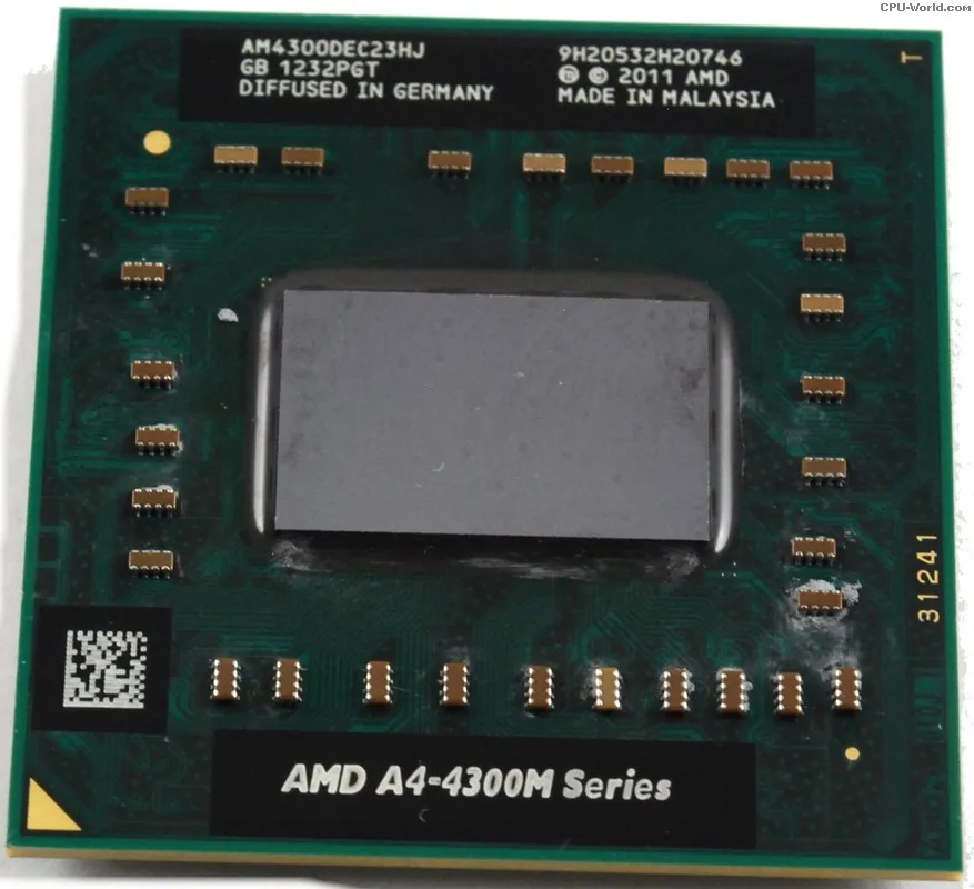 Процессор AMD A4-4300M AM4300DEC23HJ