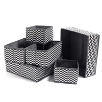 6pcs storage box cube foldable storage boxes fabric storage basket foldable storage organizers storage basket laundry basket