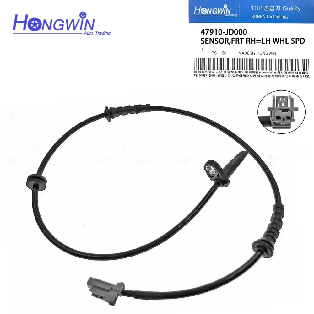 

Передний и задний датчик скорости колеса L = R 47910JD000 47900JD600 для Nissan Dualis Qashqai + 2 J10 JJ10 2,0 DCI 2007-2013