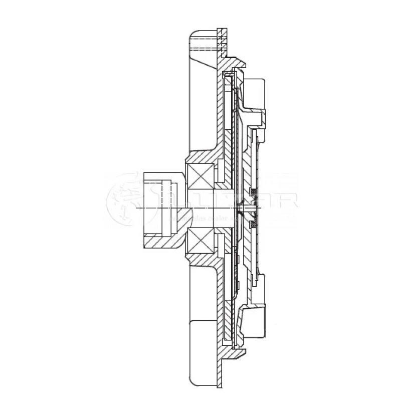 Муфта вязкост. без крыльч. для а/м BMW X5 (E53)/5 (E39) (95-)/3 (E46) (98-) LMC2690 LUZAR Автомобильные