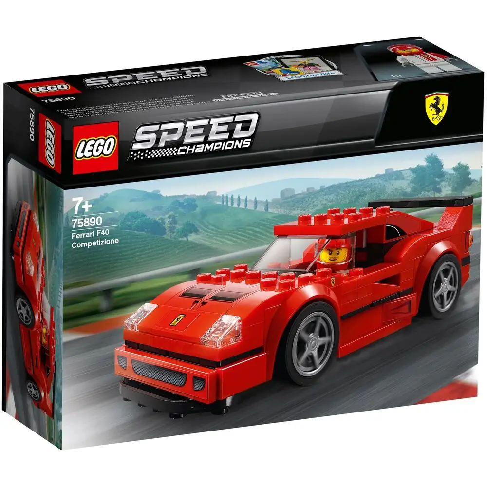 LEGO Speed Champions Ferrari F40 Competizione 75890 | Нажимные конструкторы