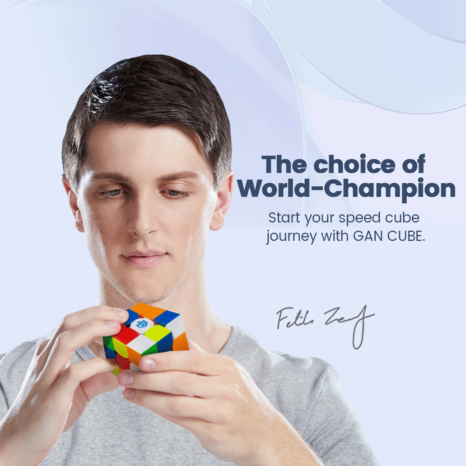 GAN 251 V2 2x 2 скоростной куб Gans мини-куб головоломка игрушка 2x2x2 магический 51 мм для