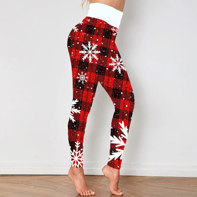 

Women's Leggings with Fun Christmas Holiday Patterns