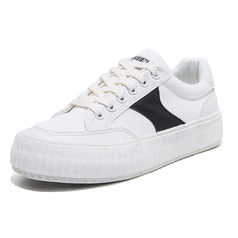 Small white shoes women's fall 2022 thick-soled all-match casual sneakers