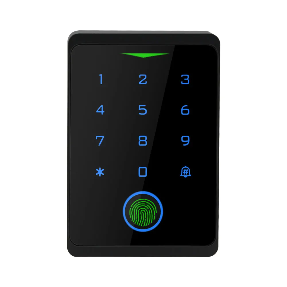 Tuya APP Door Lock IP66 Waterproof Keyless Fingerprint WIFI Access Control Standalone Keypad Fingerprint EM RFID Card Door Entry images - 6