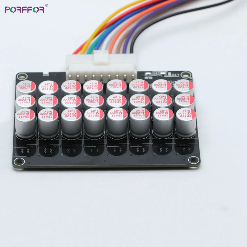 

Porffor 5A Active Equalizer Balancer for 3S 4S 5S 6S 7S 8S 14S 16S Lifepo4/LFP/Li-ion/LTO Battery Energy Capacitor