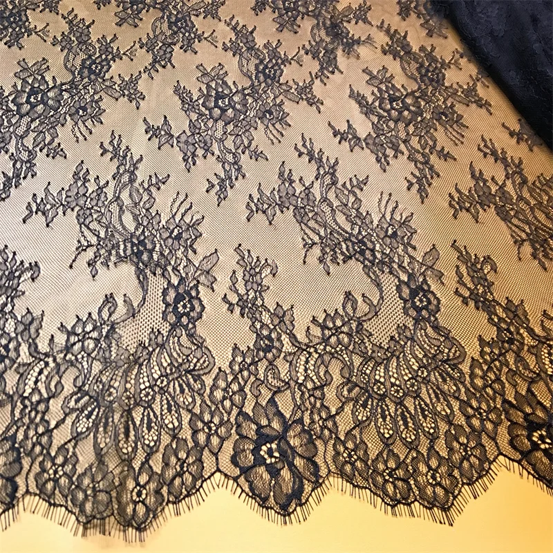 Кружевная отделка Шантильи свадебная вуаль декоративная ткань края для ресниц