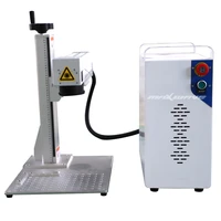 20w 30w 50w jpt mopa m7 color printing fiber laser marking engraver for stainless steel