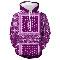 purple bandana hoodies for men hip hop 3d print clothing jogger pants beach shorts t shirts jackets sweatshirt sweatpants women