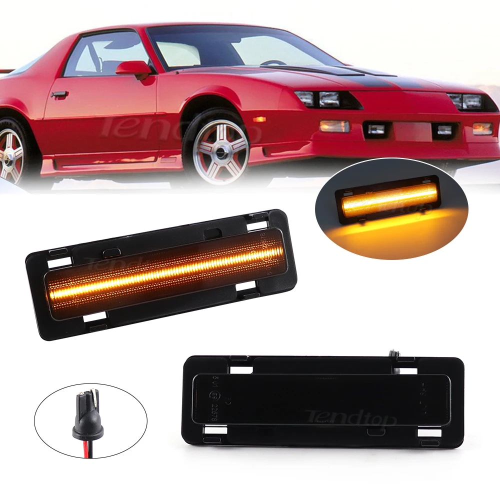

2 шт., передние и боковые габаритные огни для автомобилей Pontiac Firebird 1985-1992