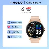 pingko 2022 new watch for men women fitness tracker heart rate message push mechanical watches dropshipping to resell wholesale