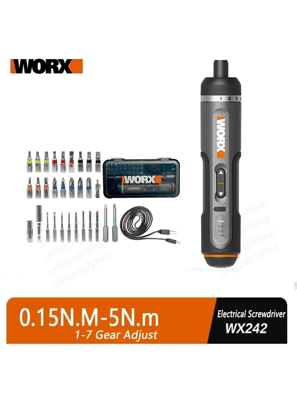 

Шуруповерт WORX WX242 4V Беспроводной USB