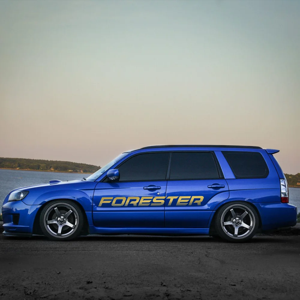 Наклейка на борта SUBARU FORESTER виниловая наклейка для стикер доставка бесплатно -