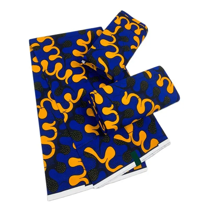 

Африканская восковая Высококачественная новая ткань Ancara 100% хлопок свадебное платье невесты Женская африканская ткань