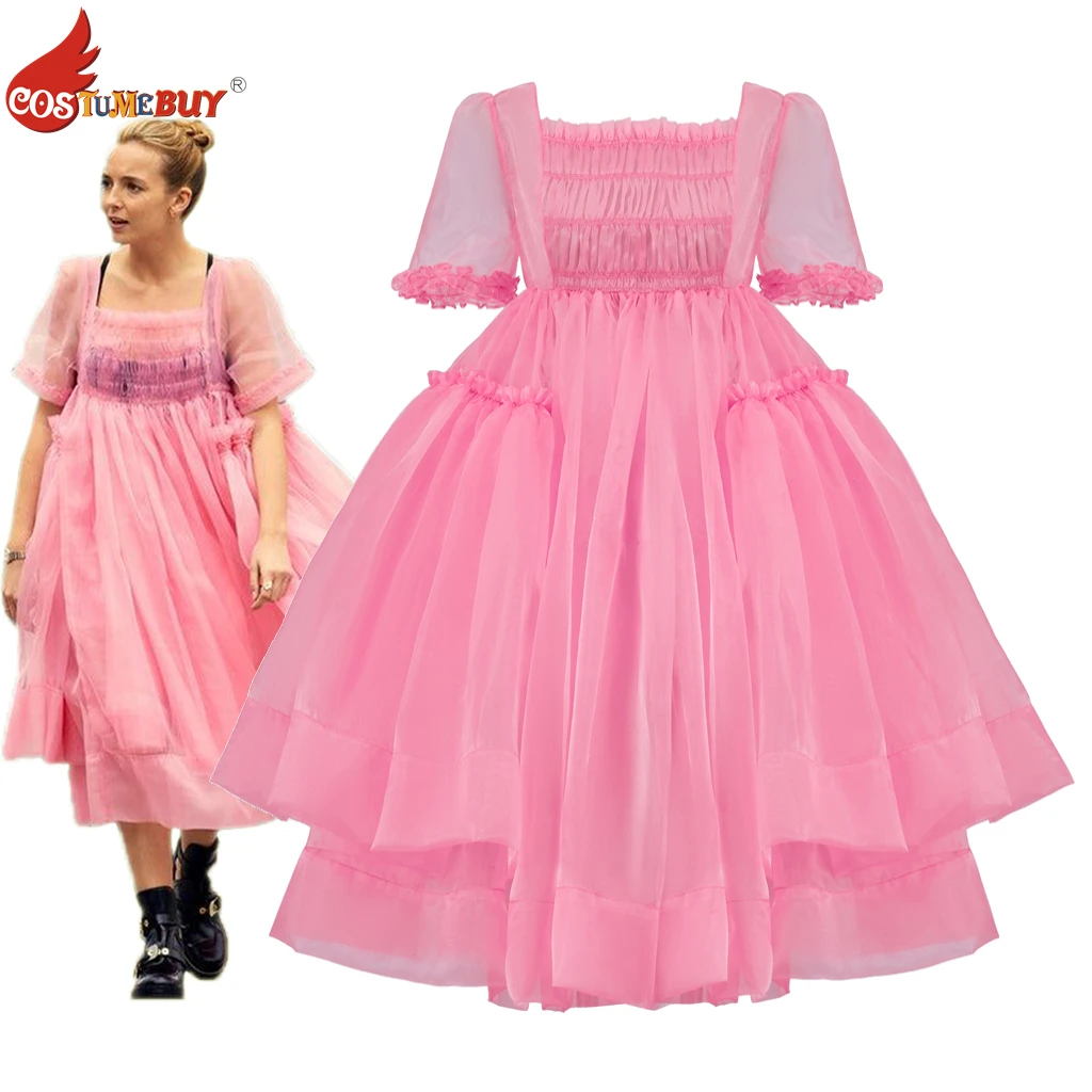 

Killing Eve Movie Villanelle Cosplay Costume Soft Tulle Puffy Dress Fashion Vibrant Adult Girls Skirt Ball Gown Party Dreses