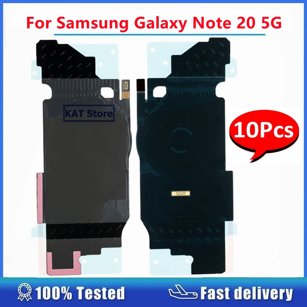 10 шт. для Samsung Galaxy Note 20 Note20 5G SM-N980 N980 NFC модуль беспроводной зарядки гибкий кабель