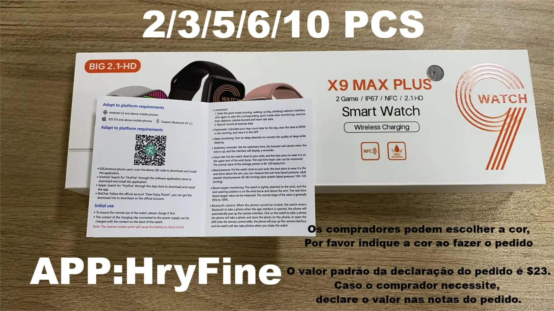 

Умные часы X9 MAX PLUS мужские, оригинальные, диаметром 45 мм, HD-экран 6/10 дюйма, Bluetooth, звонки, игры, спорта, умные часы, оптовая продажа, 2/3/5/2,1 шт.
