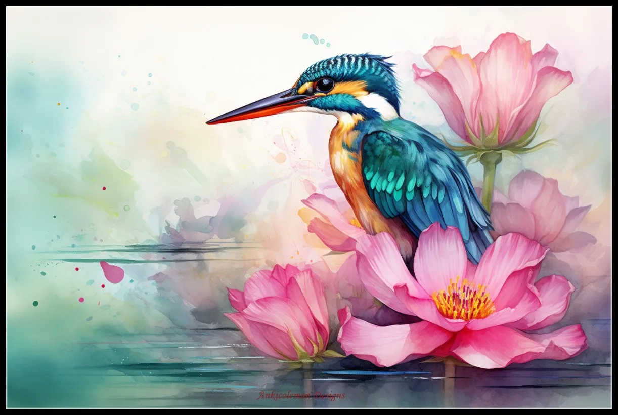 Наборы для вышивки крестиком 14 ct DMC цвета DIY Искусство ручной работы Декор-Kingfisher