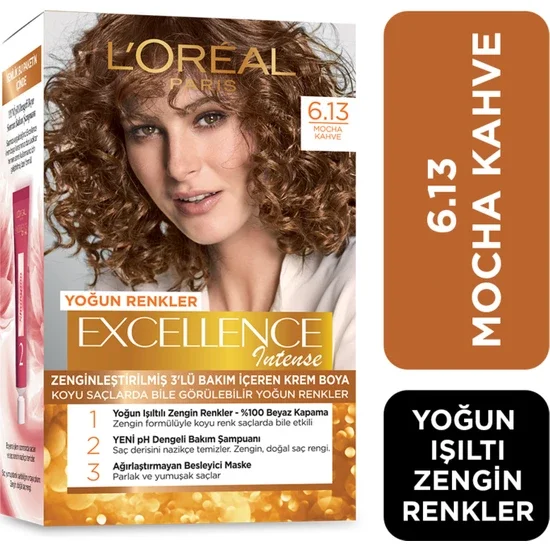 

L'Oréal Paris Excellence Intense Hair Color 6.13 Mocha Brown